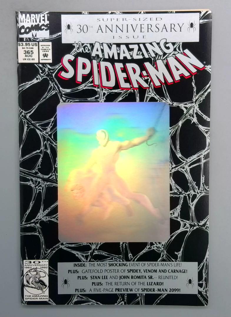 Amazing Spider-Man #365, NM 30th Anniversary Issue, Marvel, 1992