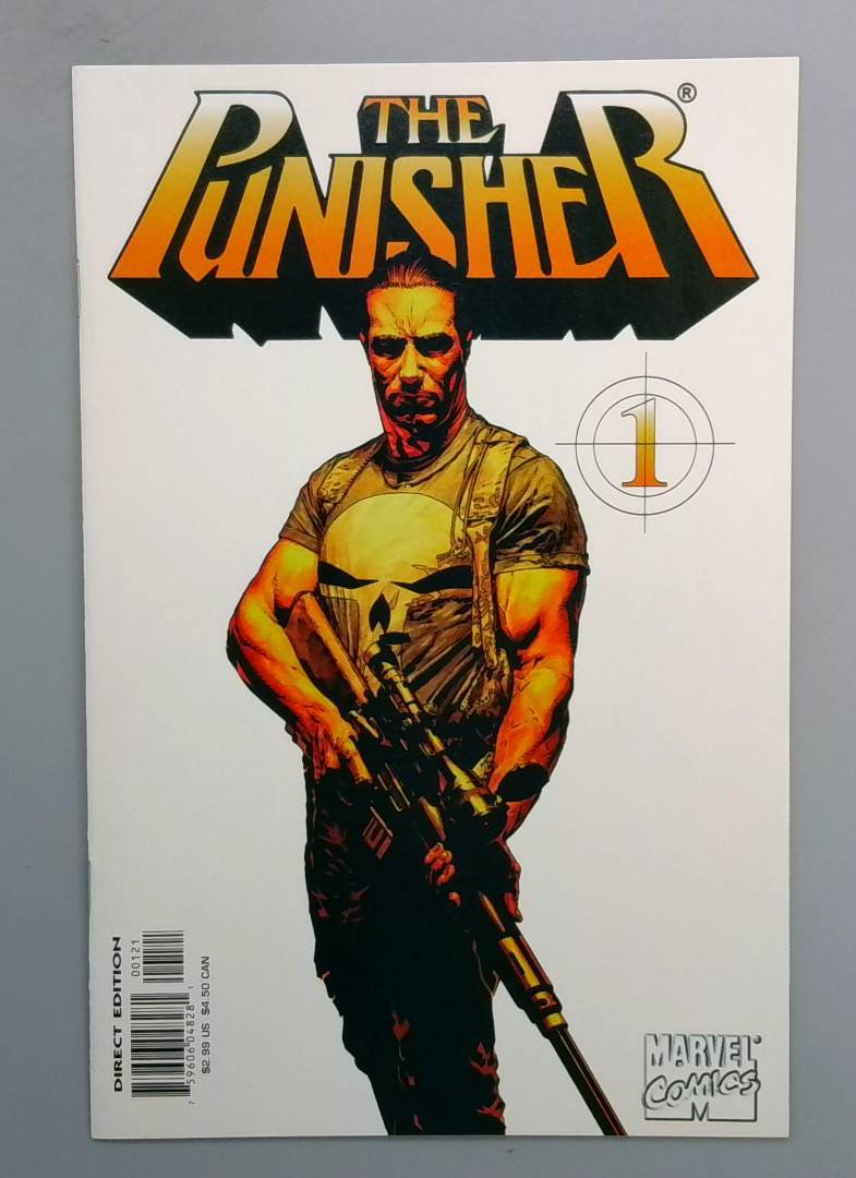 Punisher #1 NM 2nd Print Bradstreet Variant Marvel Comics, 2000