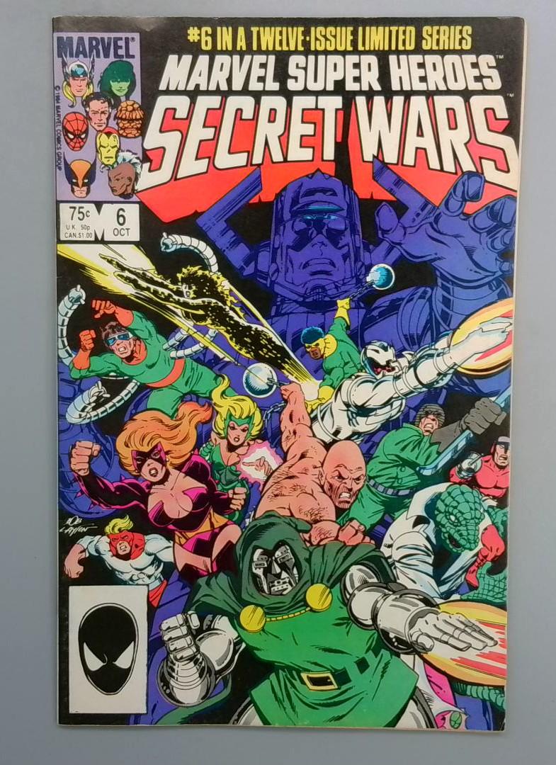 Marvel Super Heroes Secret Wars #6, VF 2nd Spider-Woman Marvel, 1984
