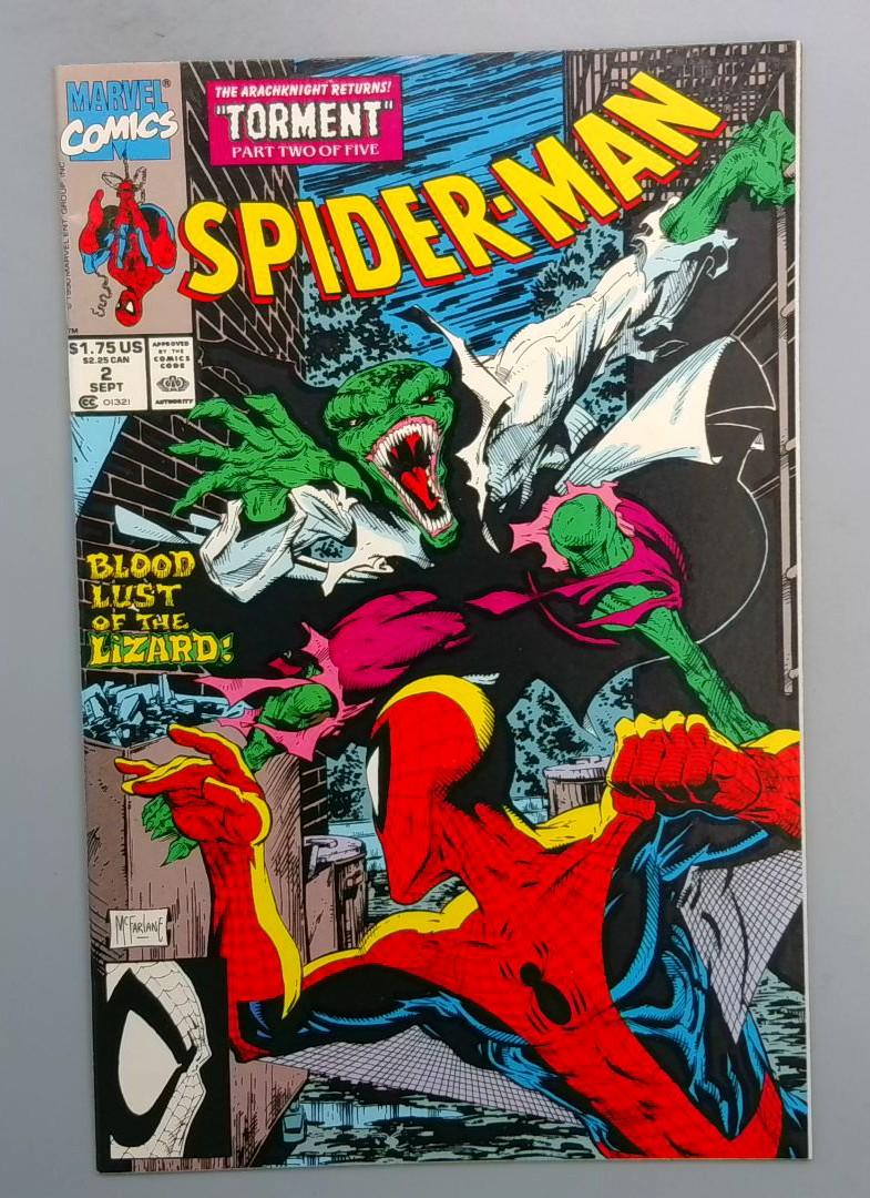Spider-Man #2 NM McFarlane, Lizard Marvel 1990