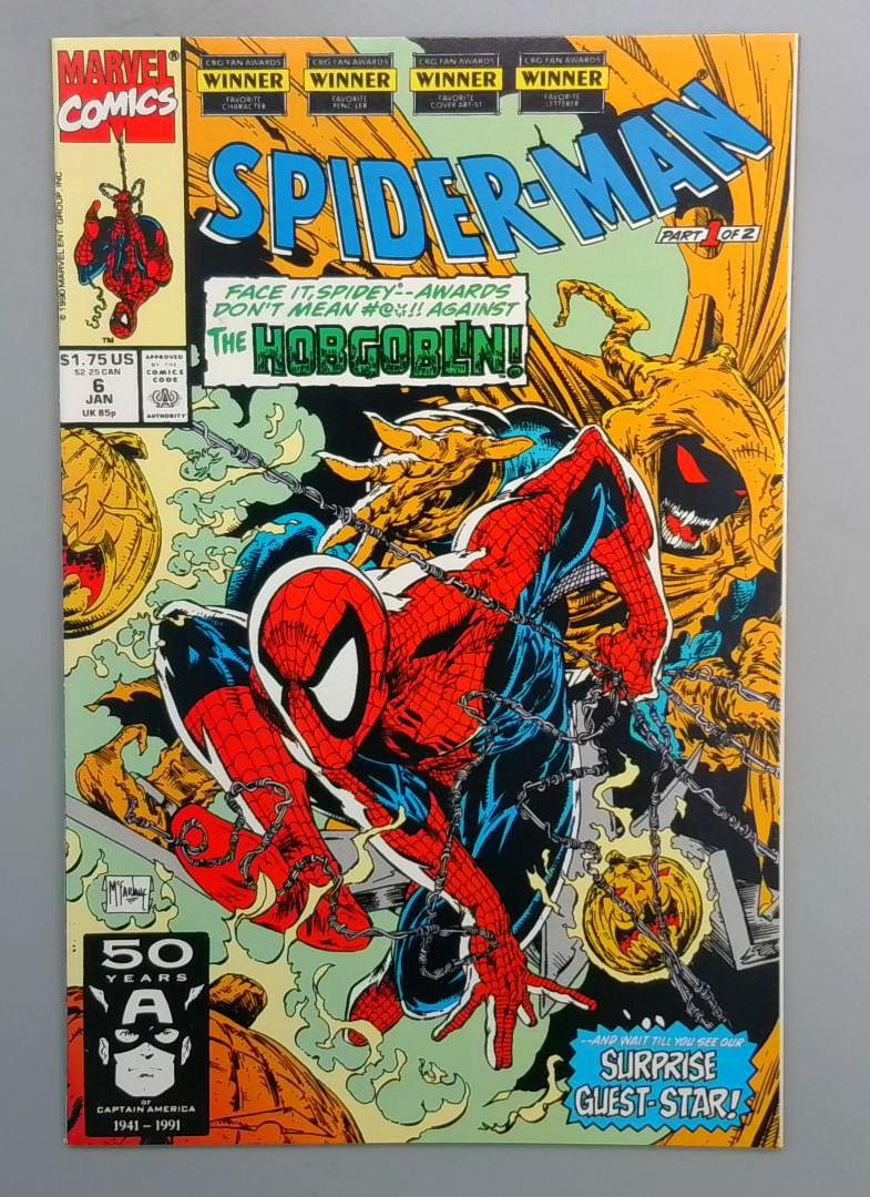 Spider-Man #6 NM McFarlane, Hobgoblin Marvel 1991