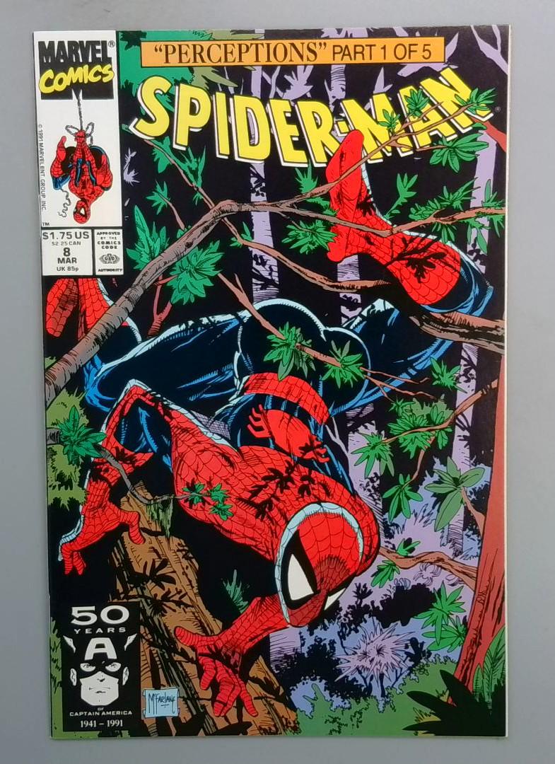 Spider-Man #8 NM Todd McFarlane Marvel 1991