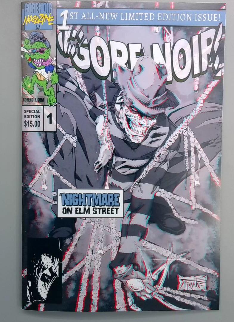 Gore Noir Magazine #1, B&W Freddy Kreuger Spider-Man #1 Homage, 2024