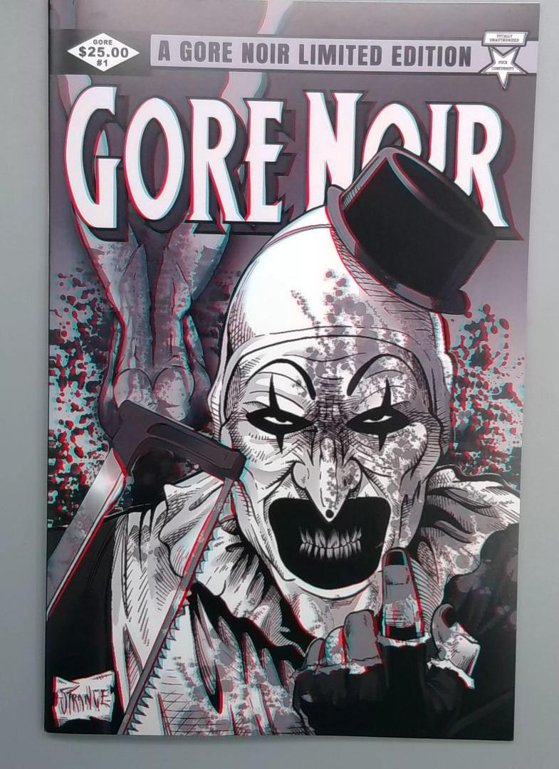 Gore Noir: Terrifier #1 B&W BLOOD BATH 2025 Wolverine #1 Miller homage 