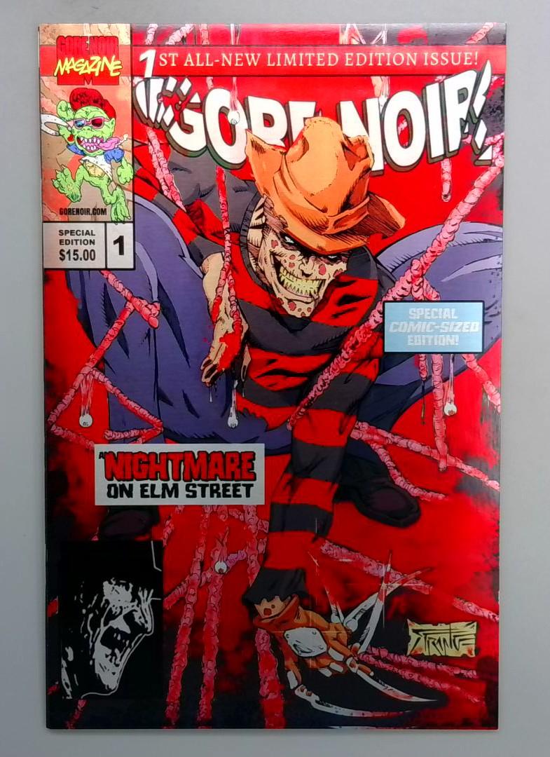 Gore Noir: Terrifier #1 METAL COVER Freddy Kreuger Spider-Man #1 Homage 2025 
