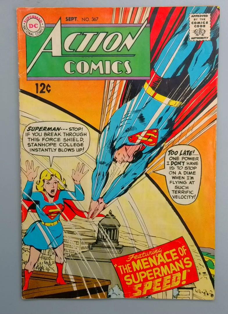 Action Comics #367 VG Neal Adams DC 1968