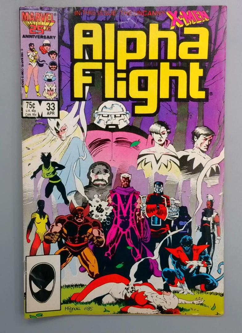 Alpha Flight #33 1st Lady Deathstrike Marvel Comics 1985