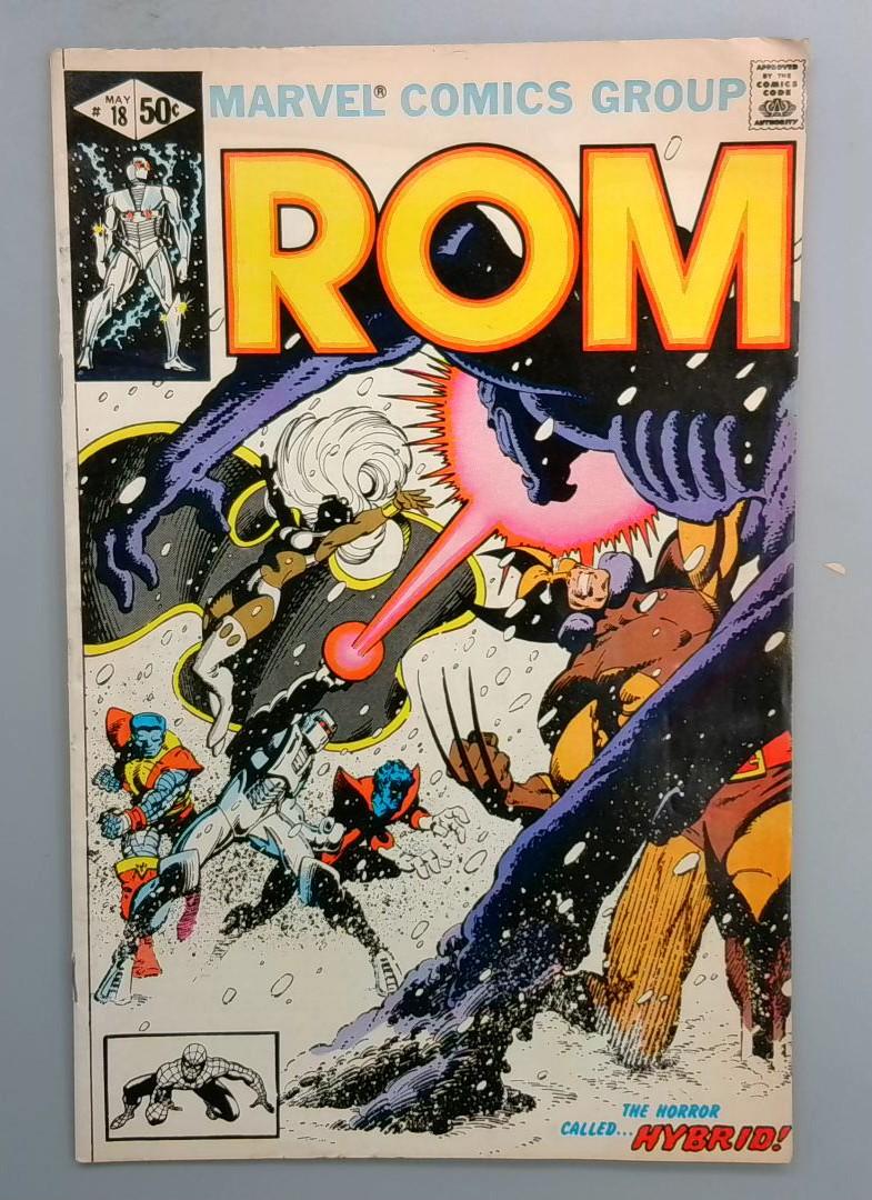 Rom #18 X-Men Appearance DIRECT EDITION Marvel 1981