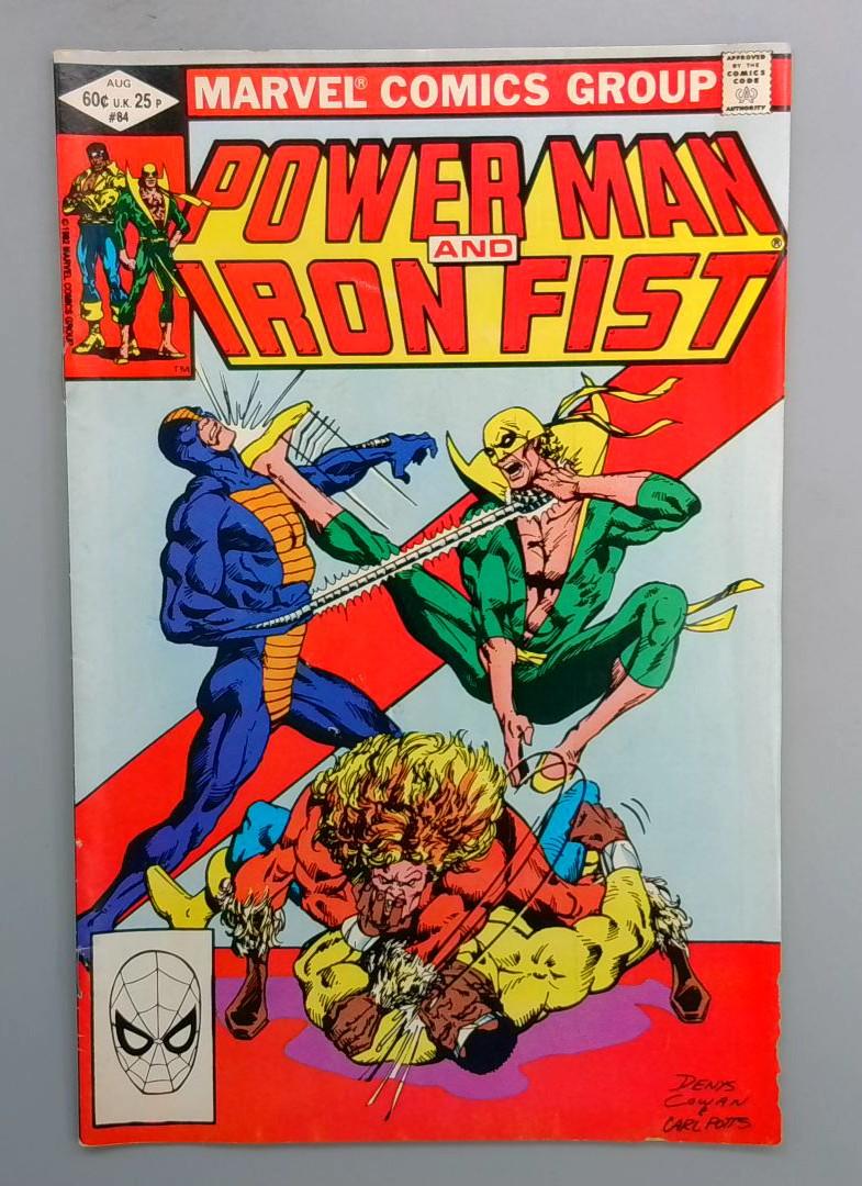 Power Man and Iron Fist #84 Early Sabretooth Marvel 1982