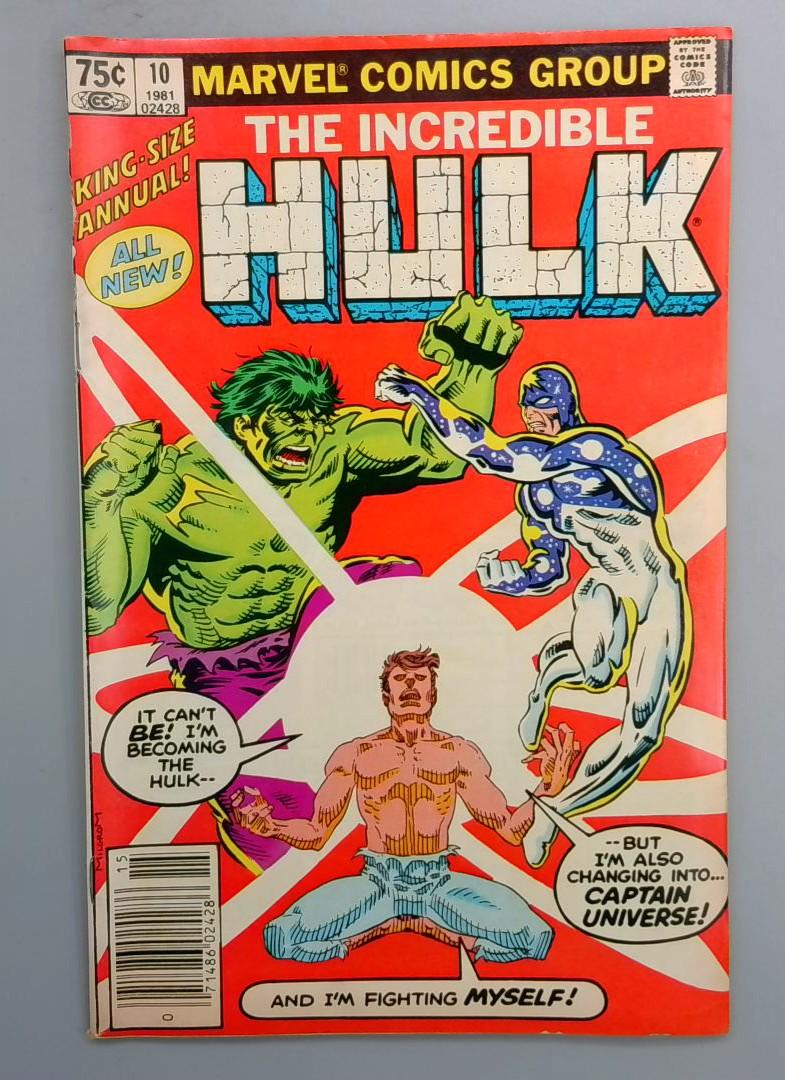 Incredible Hulk Annual #10 VF Captain Universe Marvel 1981