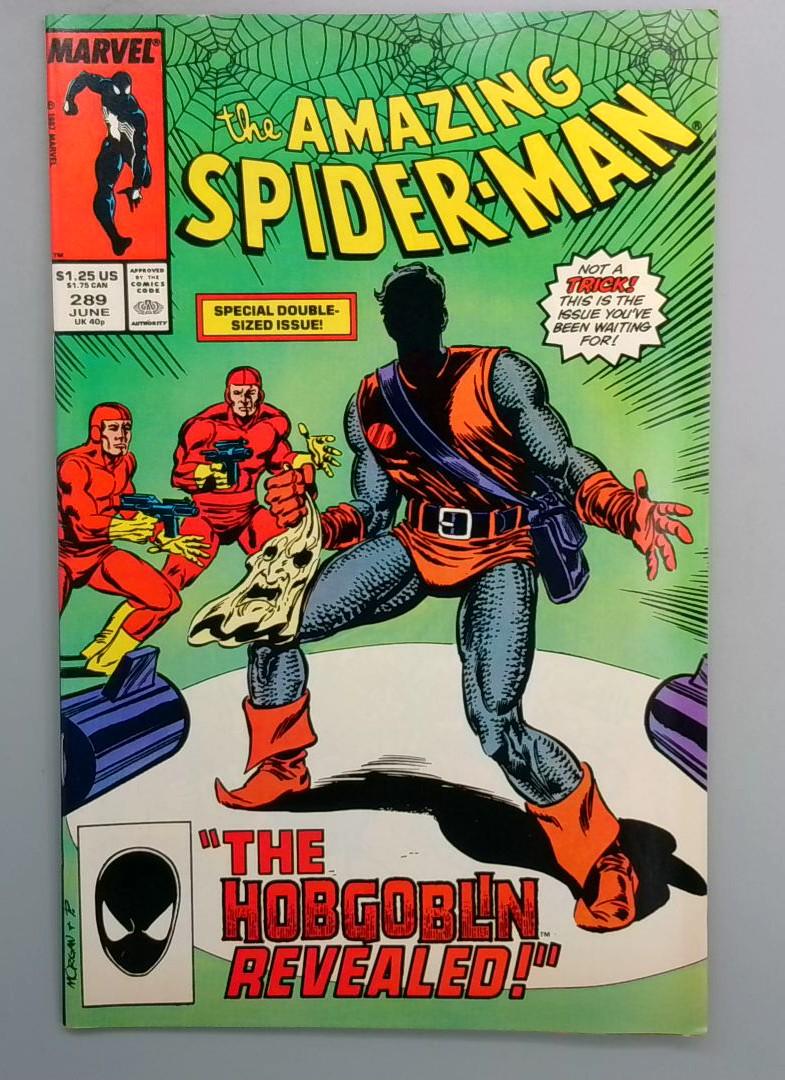 Amazing Spider-Man #289 Ned Leeds revealed as Hobgoblin Marvel 1987
