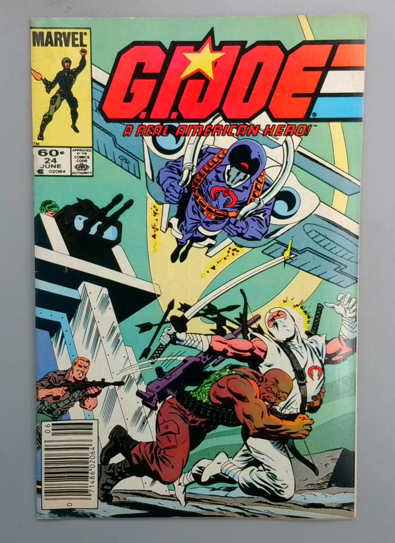 G.I. Joe: A Real American Hero #24 Newsstand Storm Shadow Marvel 1984