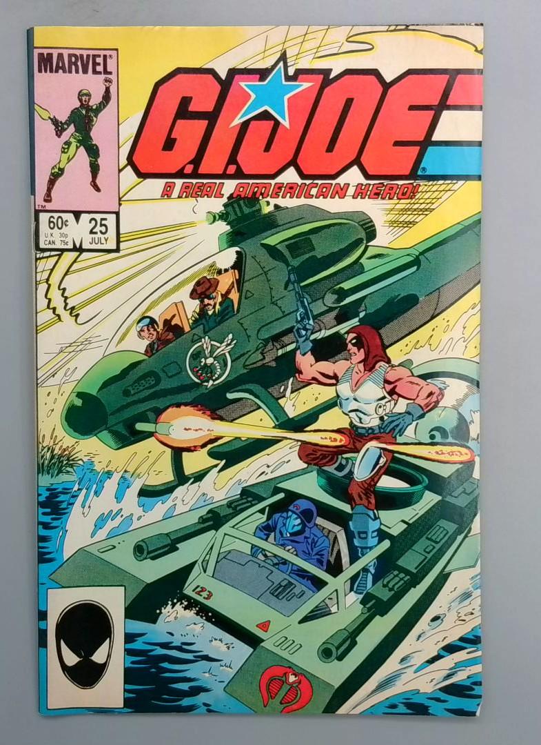 G.I. Joe: A Real American Hero #25 1st Full Zartan Marvel 1984