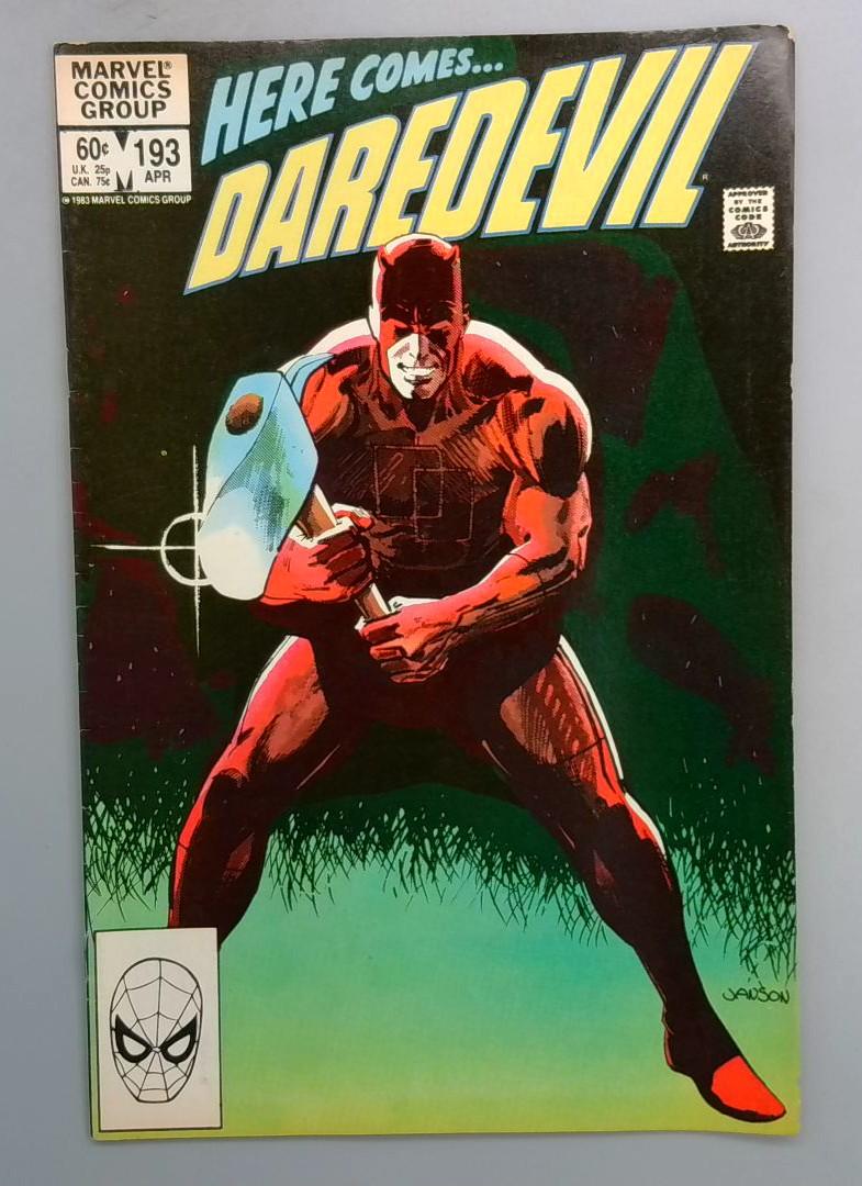 Daredevil #193 1st Appearance of Willow & Akbar Marvel 1983