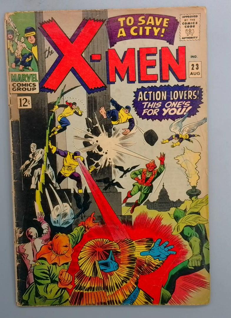 Uncanny X-Men #23 GD/VG Porcupine Marvel 1966