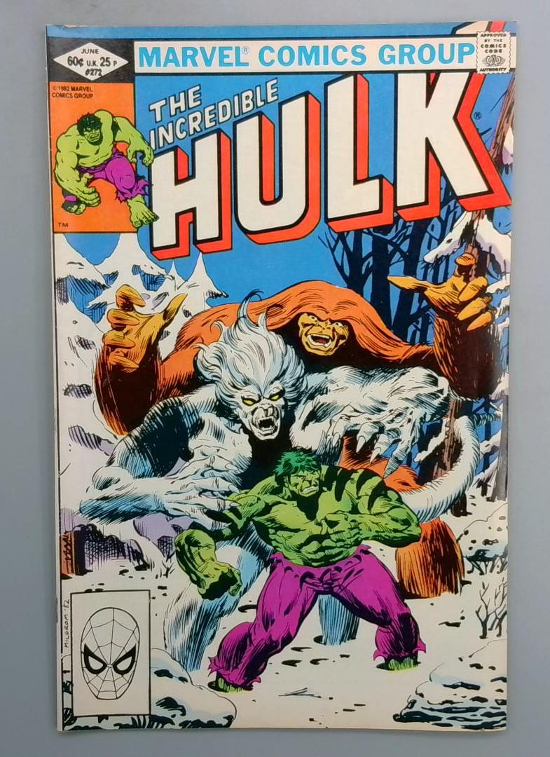 INCREDIBLE HULK #272 2nd Rocket Racoon Marvel Comics 1982
