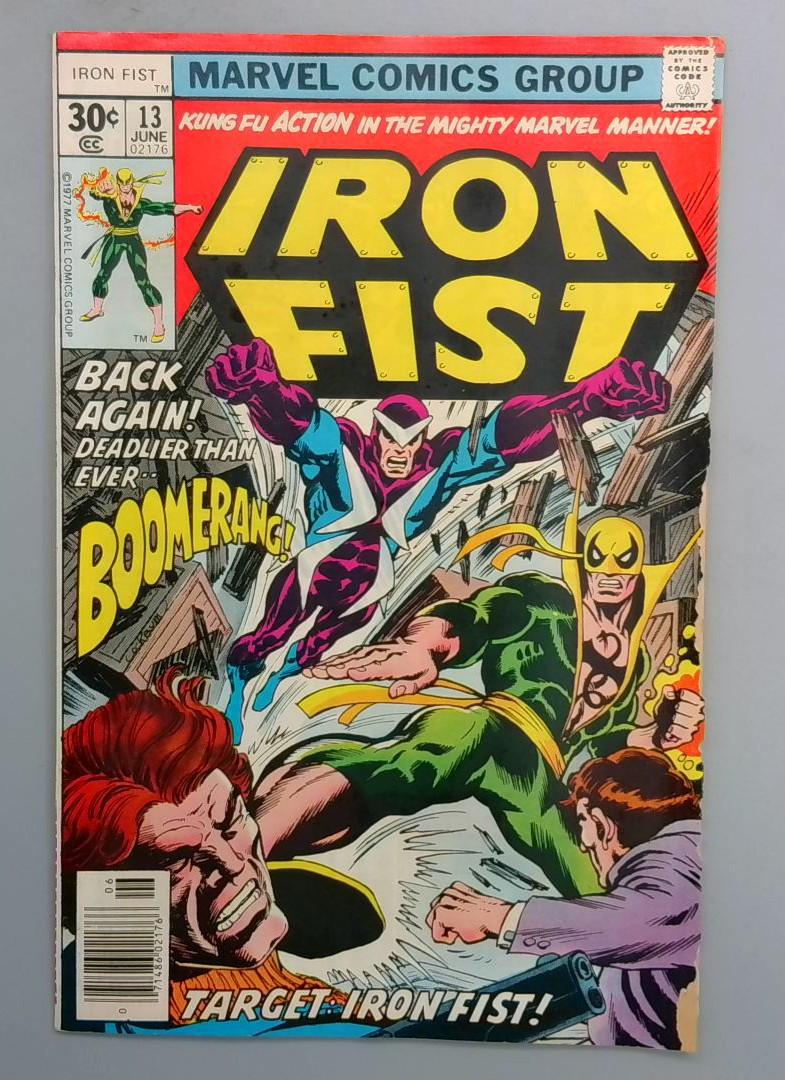 Iron Fist #13 1st Sabretooth Cameo Marvel 1977
