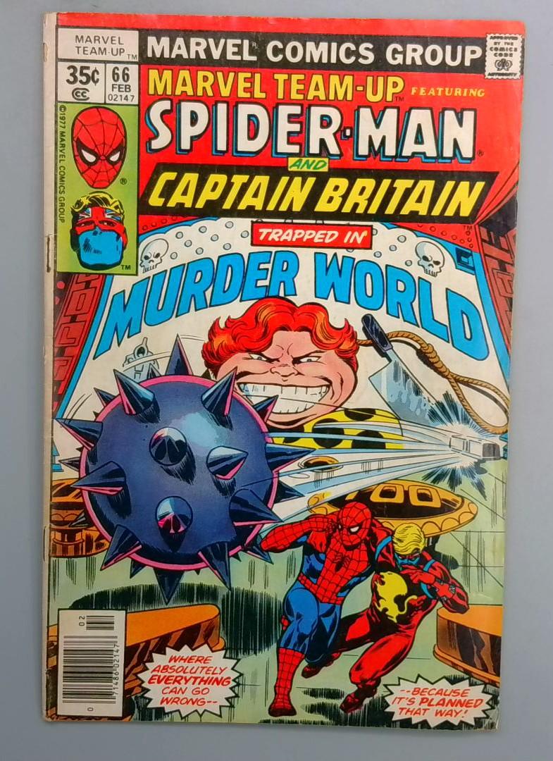 MARVEL TEAM-UP #66 1st Appearance of MurderWorld Marvel 1978