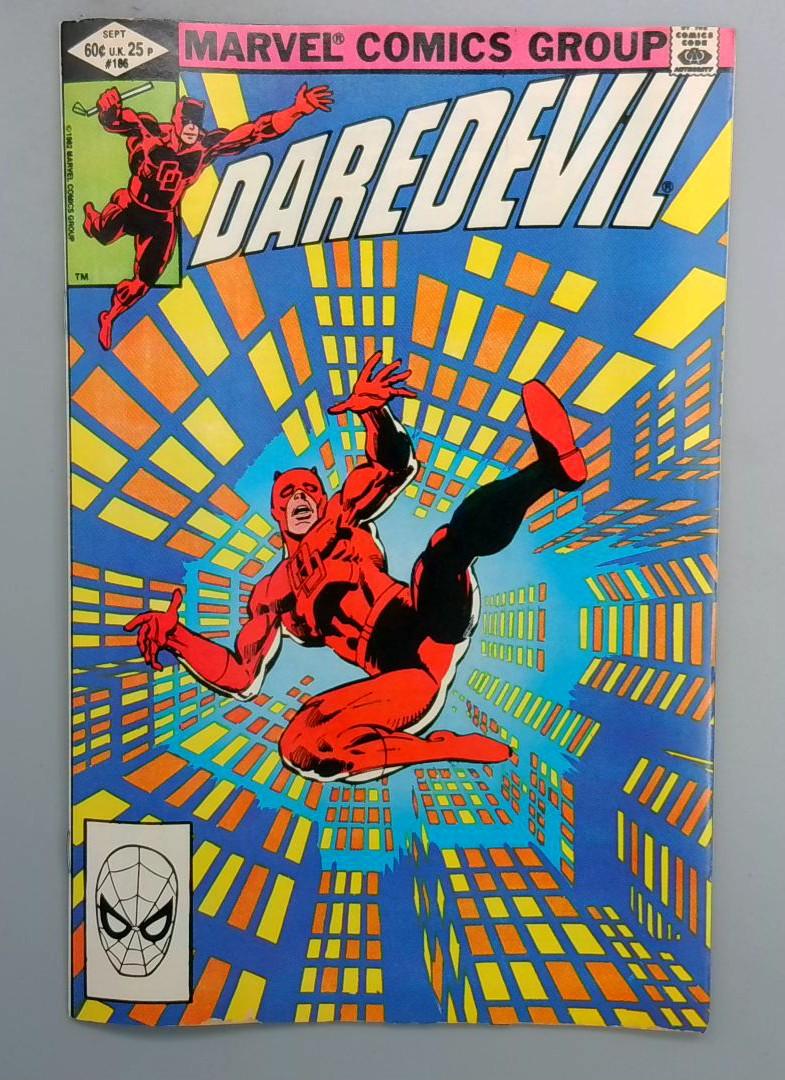 DAREDEVIL #186 DIRECT EDITION Marvel 1982