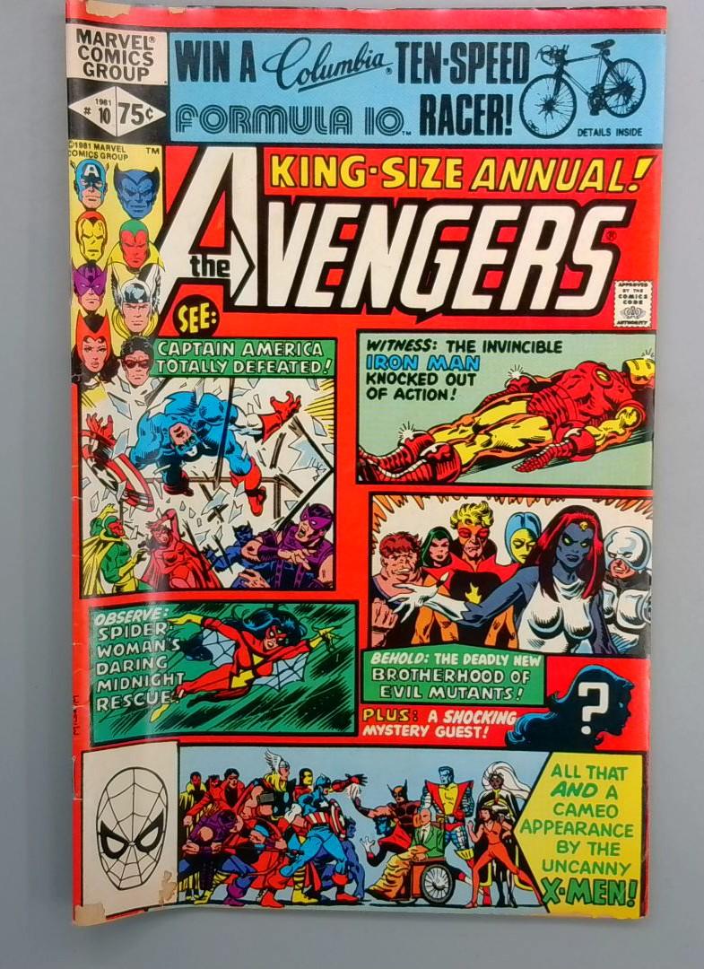 Avengers Annual #10 VG 1st Rogue Marvel 1981