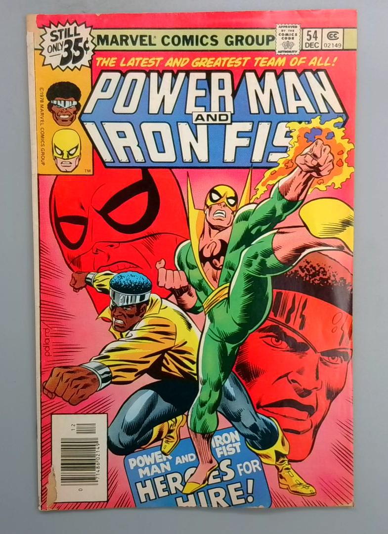Power Man and Iron Fist #54, 1st Heroes for Hire, Marvel Comics, 1978