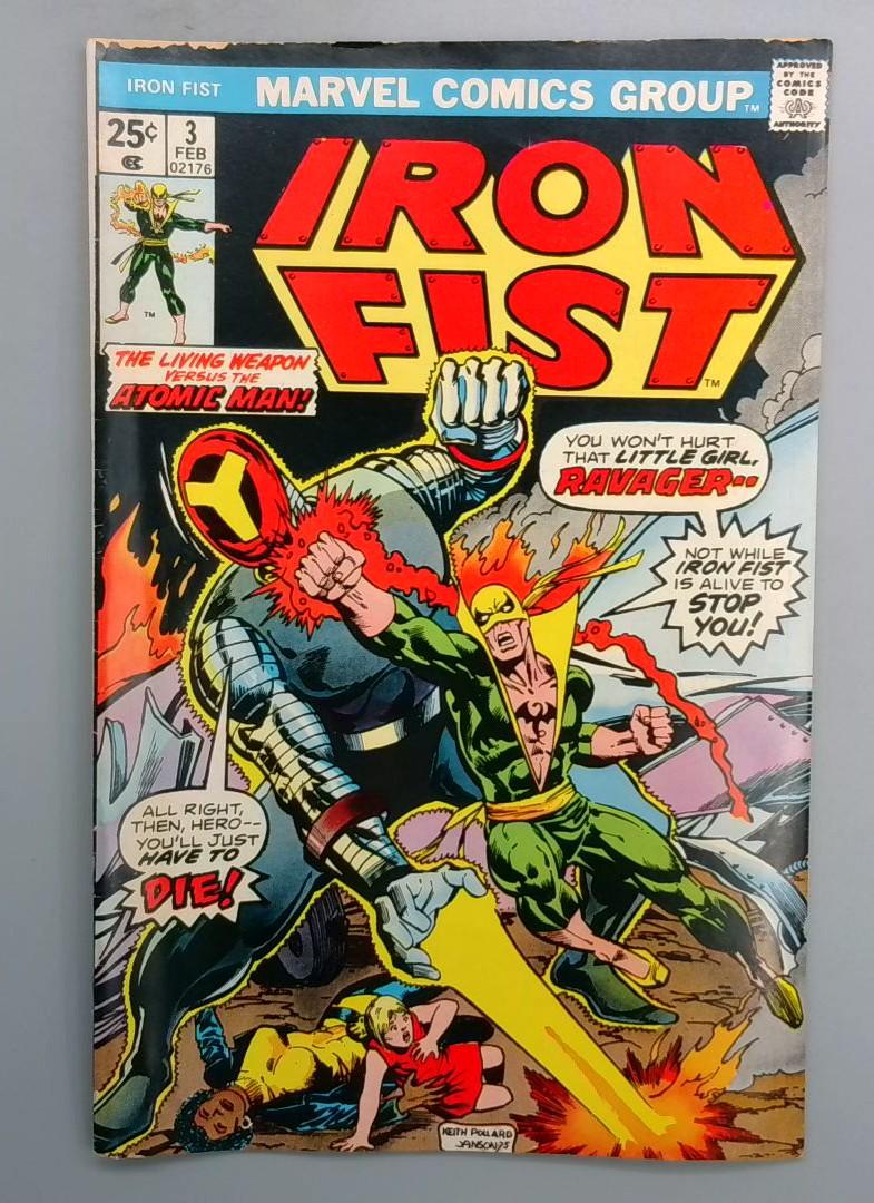 Iron Fist #3 1st Appearance of Ravager Marvel 1976