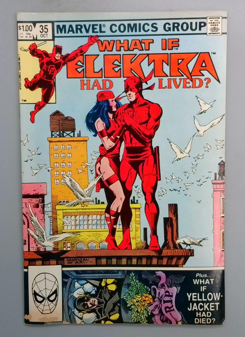 WHAT IF...? #35 Elektra had lived? DIRECT EDITION Marvel 1982