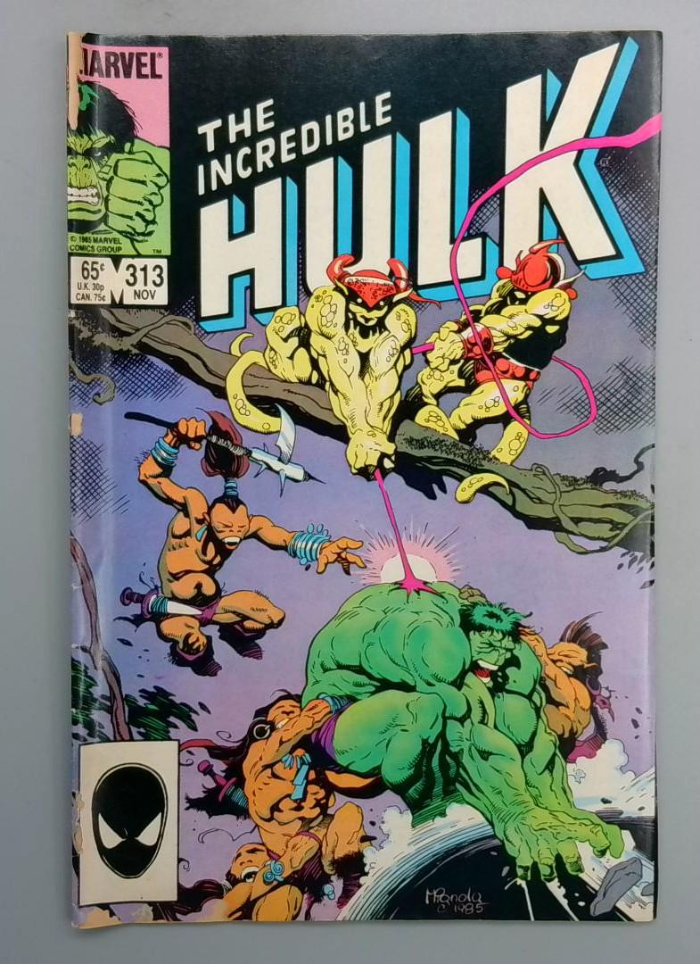 INCREDIBLE HULK #313 DIRECT EDITION Marvel 1985