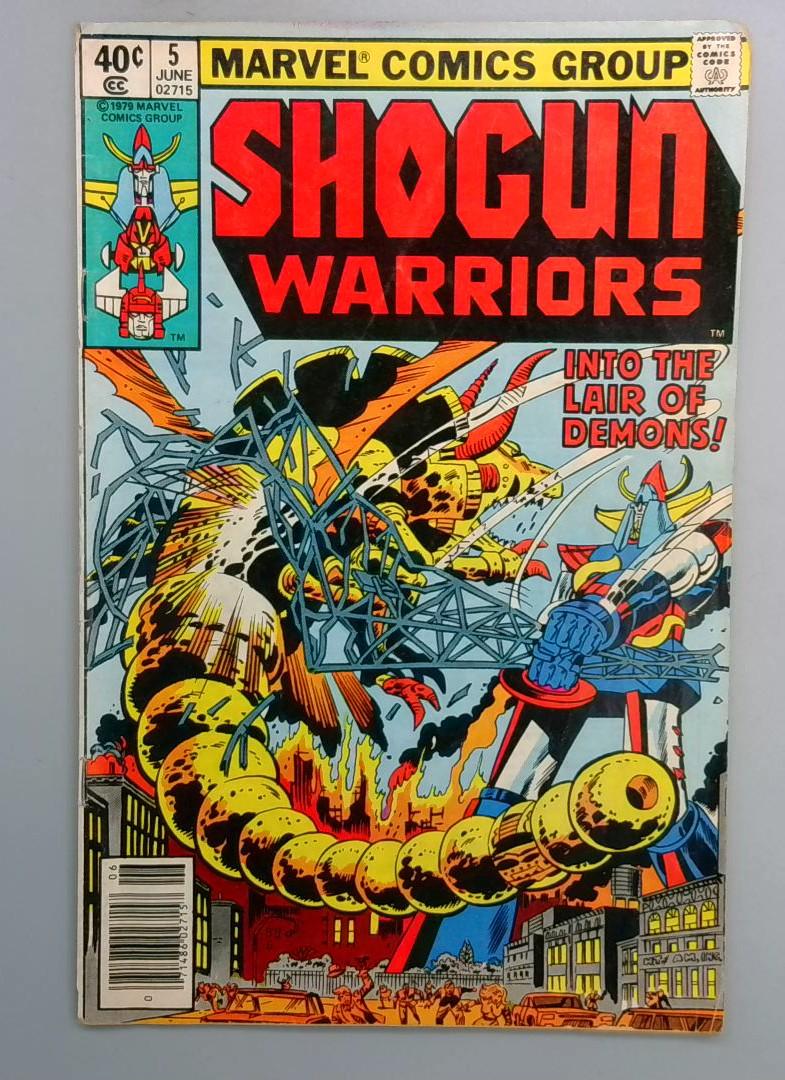 SHOGUN WARRIORS #5 Marvel 1979