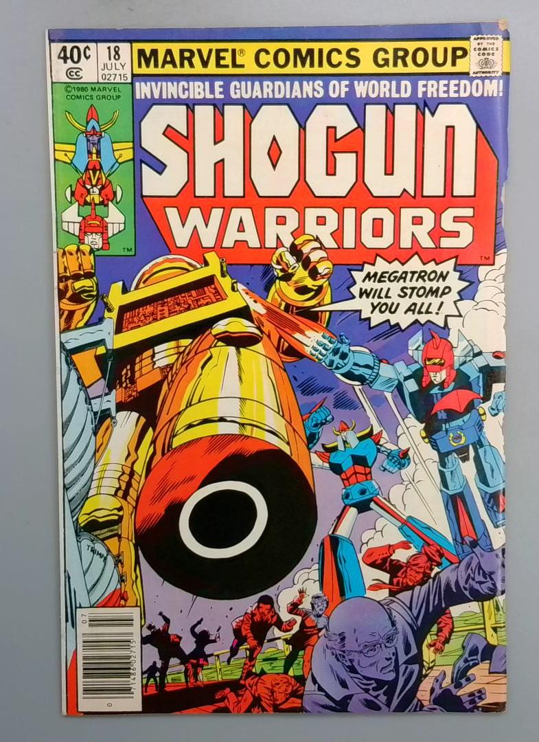 SHOGUN WARRIORS #18B NEWSSTAND EDITION Marvel 1980