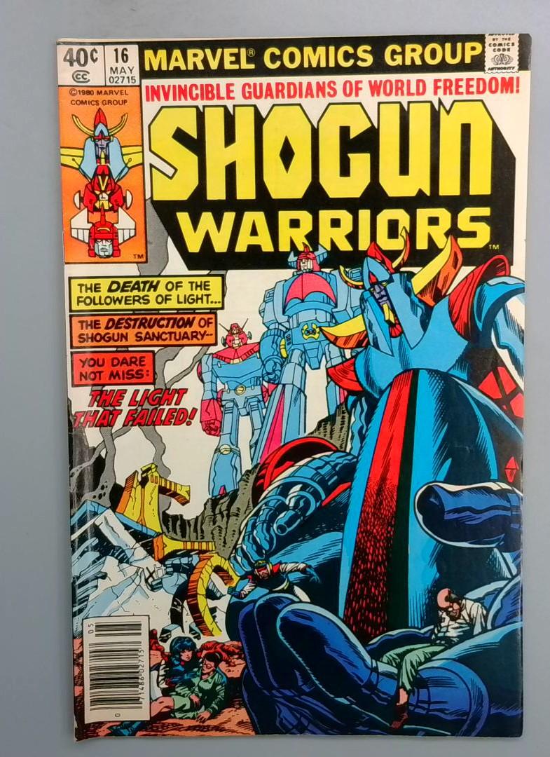 SHOGUN WARRIORS #16 NEWSSTAND EDITION Marvel 1980