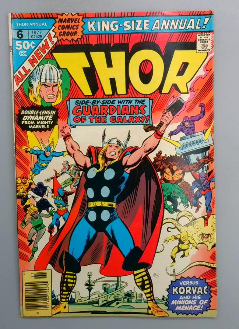 Thor Annual #6 FN Origin of Korvac., GOTG Appearance Marvel 1977