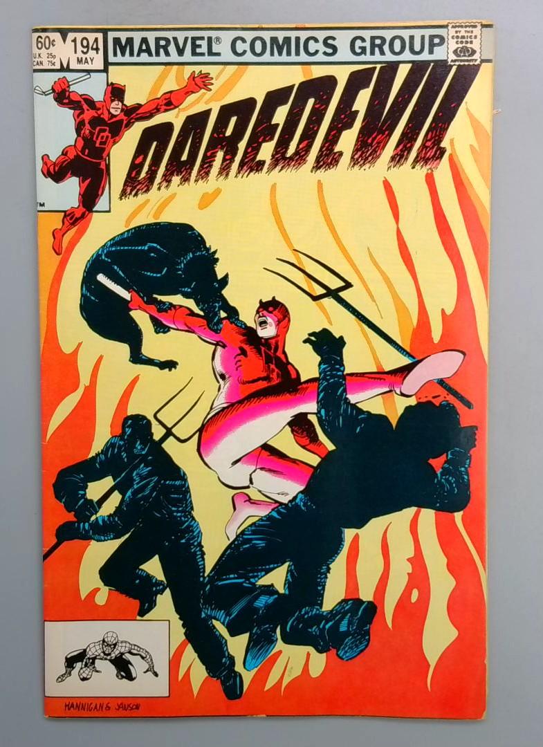 DAREDEVIL #194 1st Appearance of Nahum Jenk Marvel 1983