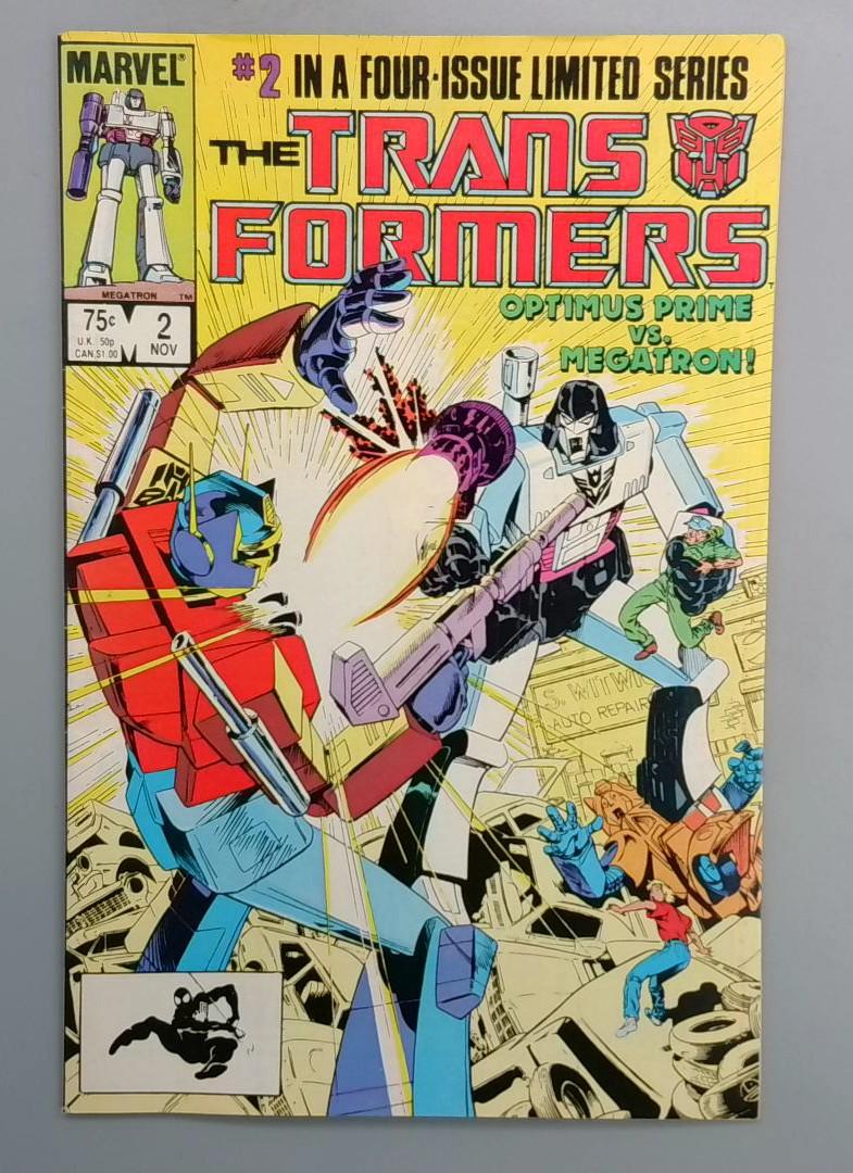 Transformers #2 FN/VF 2nd Appearance of Megatron Marvel 1984