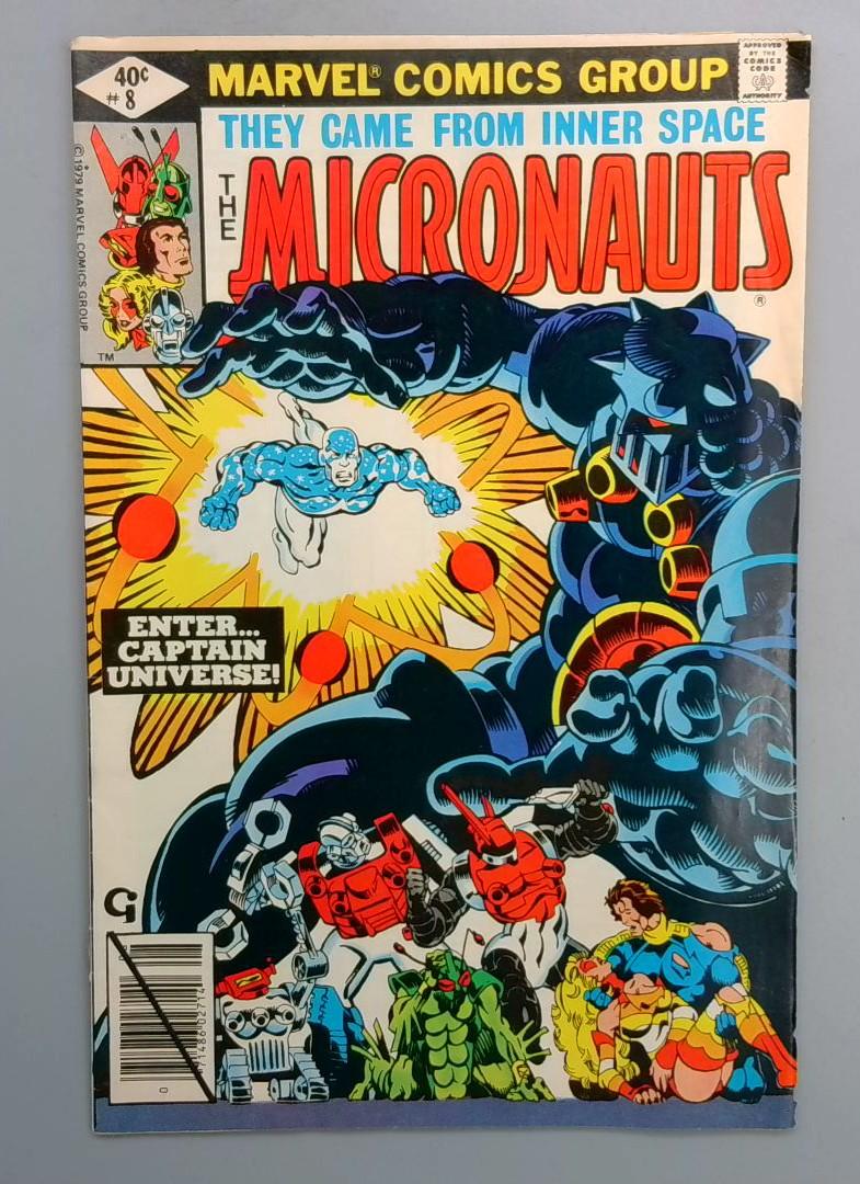 Micronauts #8 1st Captain Universe NEWSSTAND EDITION Marvel 1979