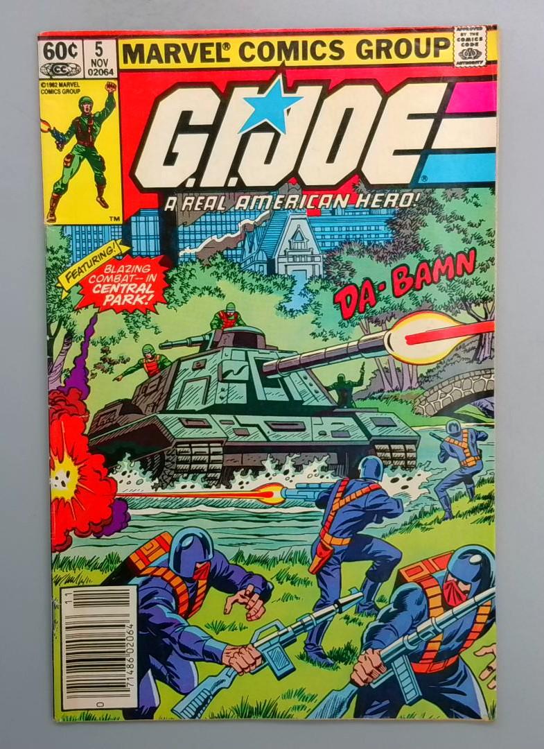 G.I. Joe: A Real American Hero #5 NEWSSTAND EDITION Marvel 1982