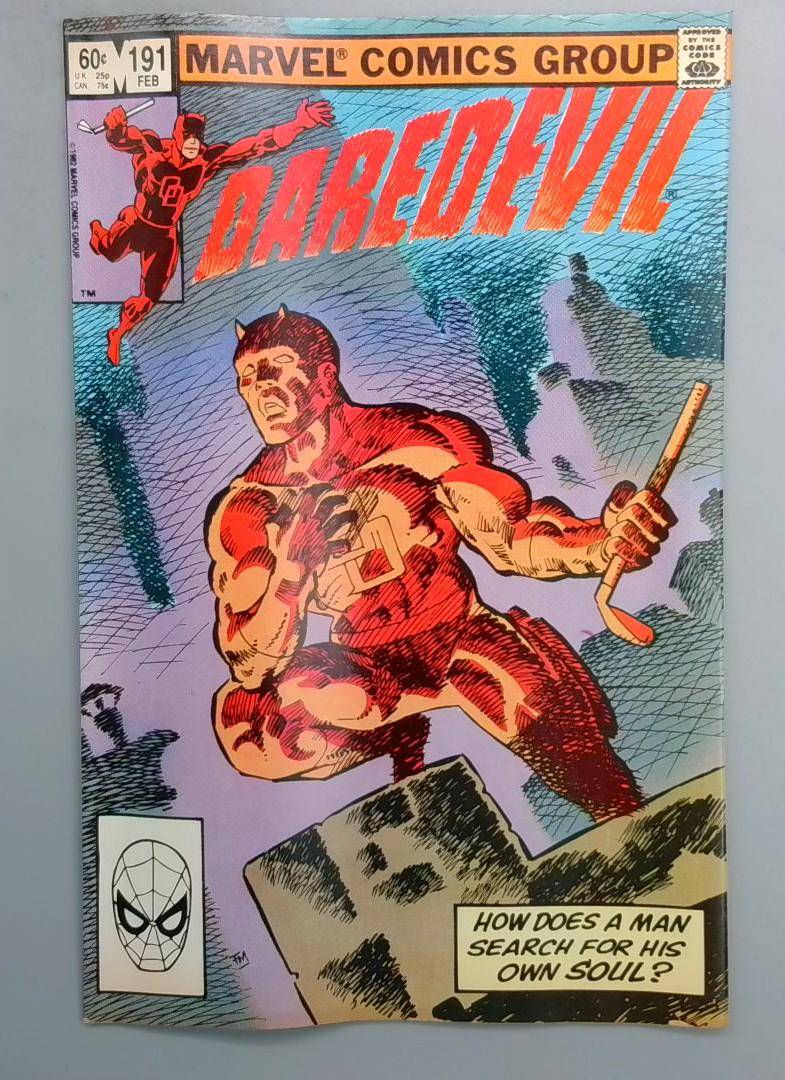 DAREDEVIL #191 End of Frank Miller Daredevil Art Marvel 1983