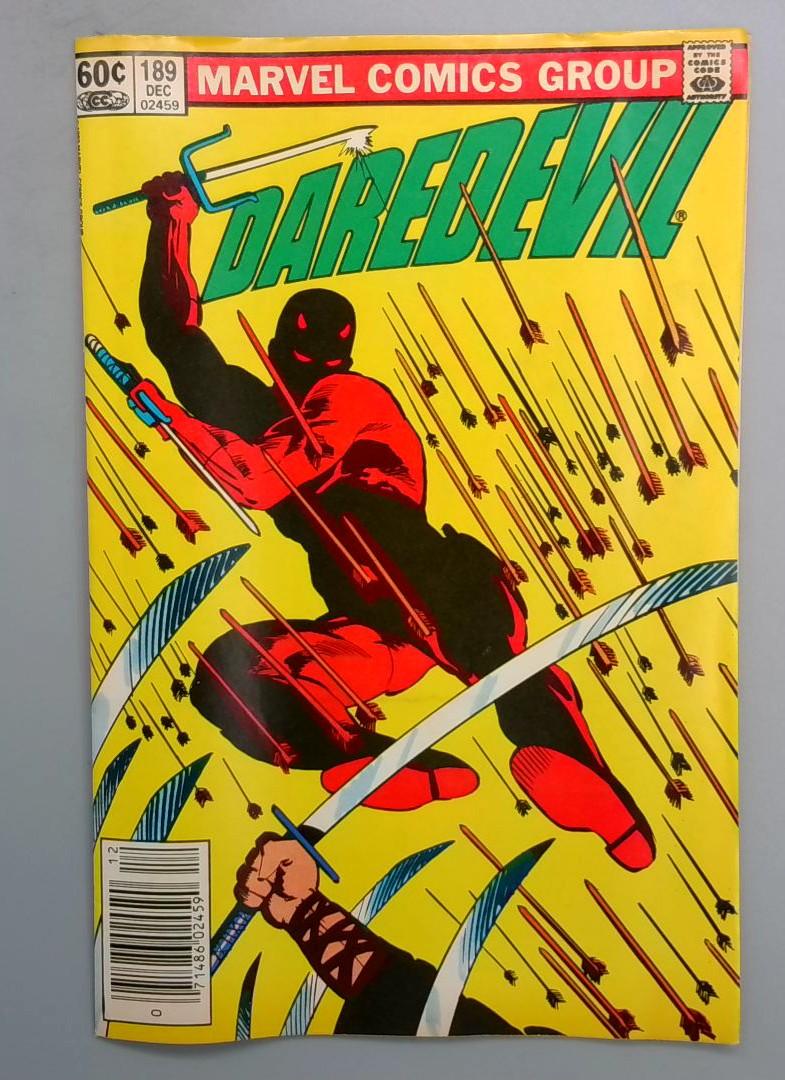 DAREDEVIL #189 NEWSSTAND EDITION Marvel 1982