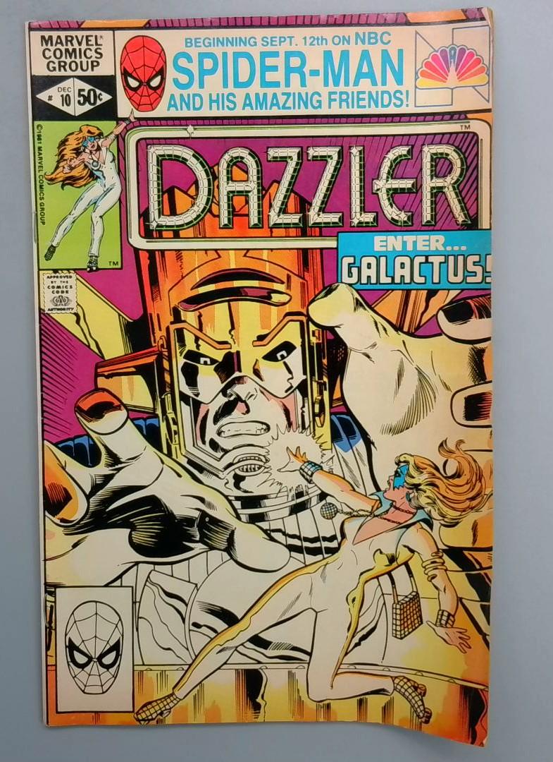 DAZZLER #10 Galactus Marvel 1981