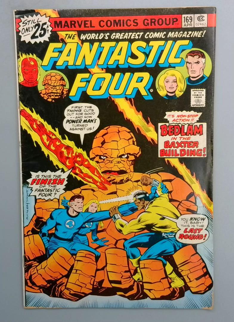 FANTASTIC FOUR #169 Luke Cage Appearance Marvel 1976