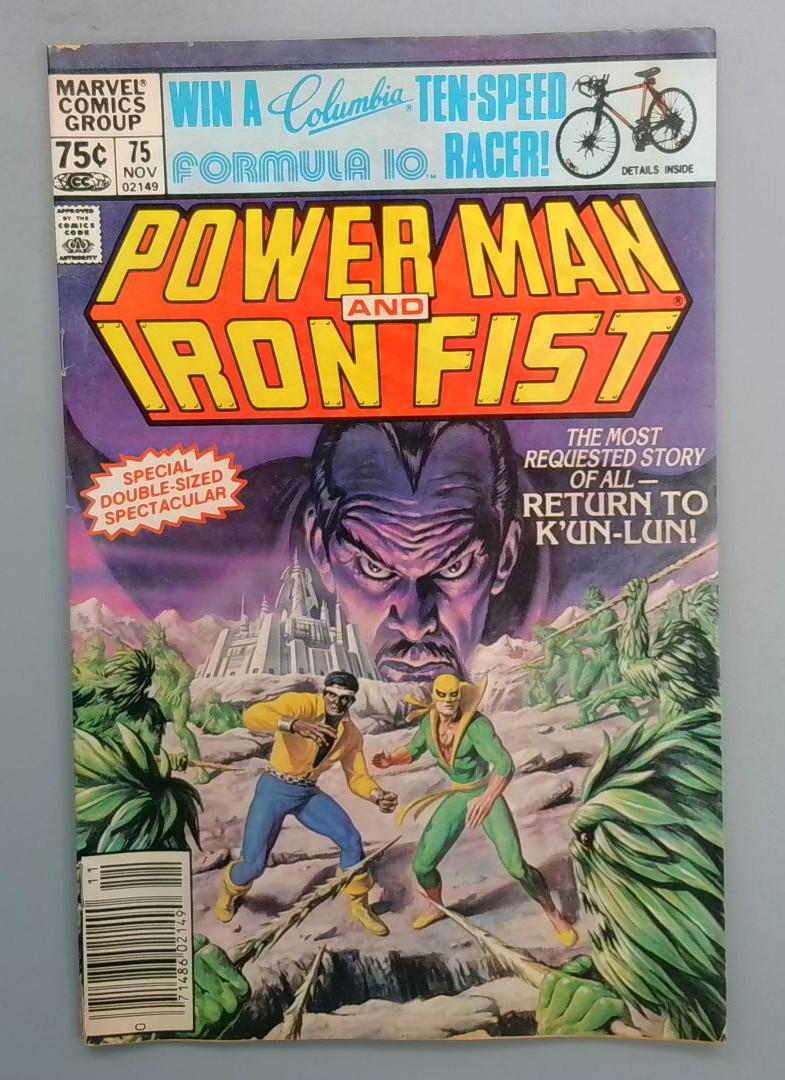 Power Man and Iron Fist #75 Master Khan Appearance NEWSSTAND EDITION Marvel
