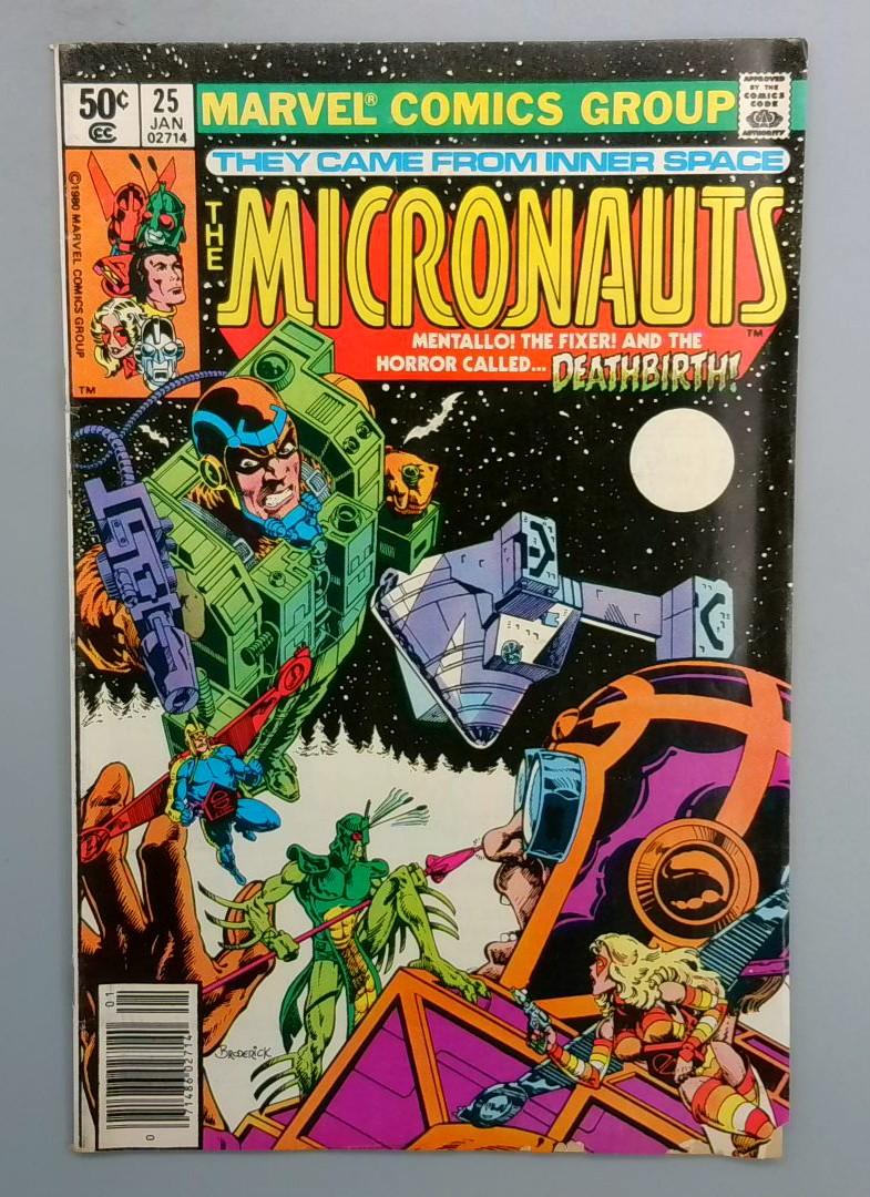 MICRONAUTS #25B NEWSSTAND EDITION Marvel 1981