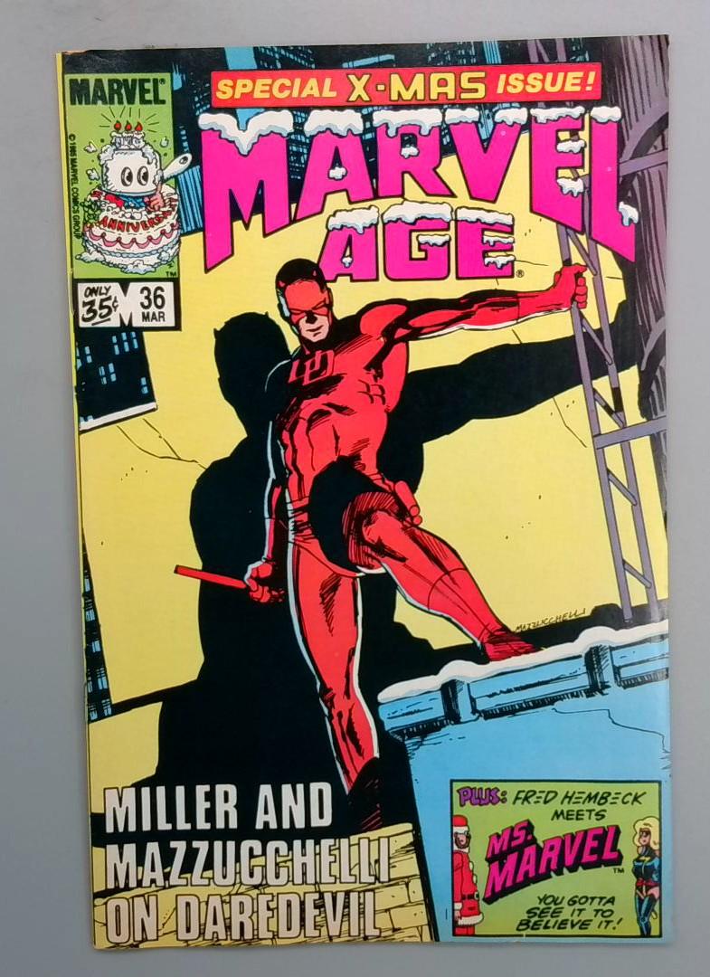 MARVEL AGE #36 Preview appearance of Throg (Simon Walterson) Marvel 1986