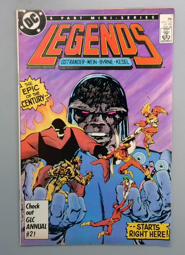 Legends #1 with MASK insert DC Comics, 1987