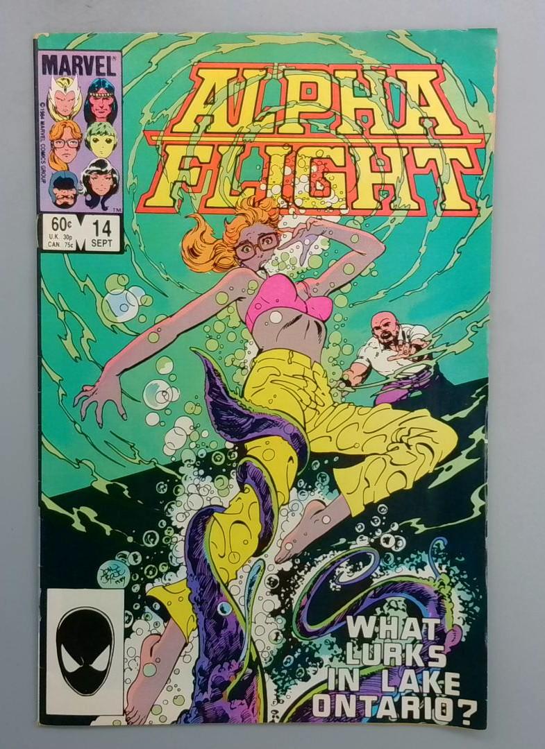 ALPHA FLIGHT #14 DIRECT EDITION Marvel 1984