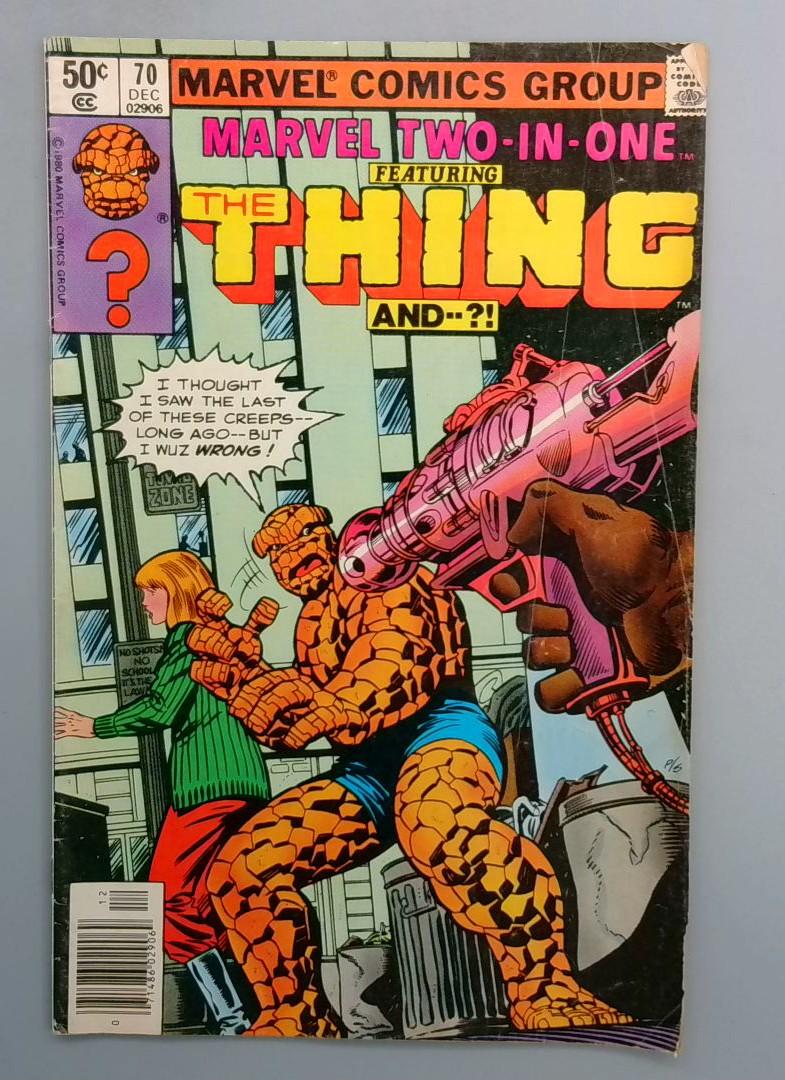 MARVEL TWO-IN-ONE #70B NEWSSTAND EDITION Marvel 1980