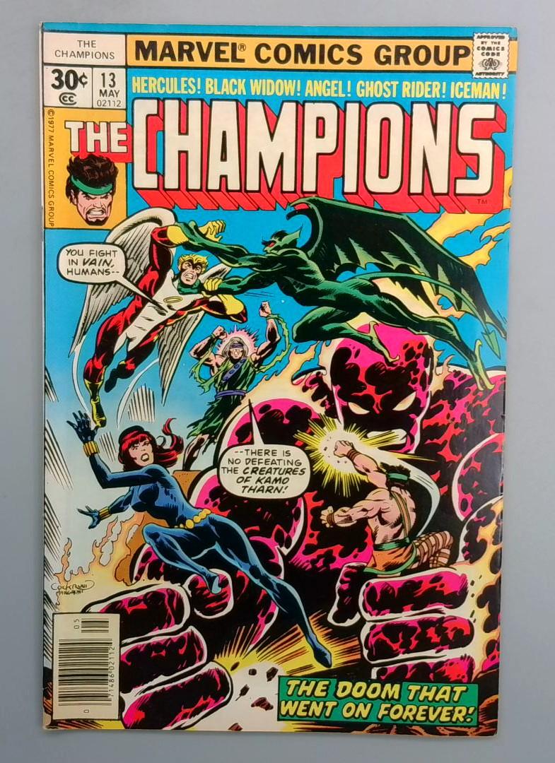 CHAMPIONS #13 VF Stranger Appearance Marvel 1977