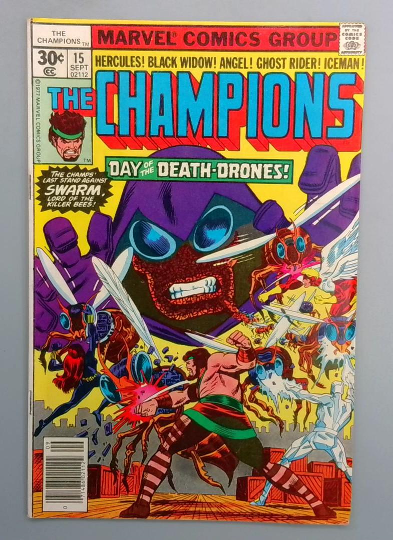 CHAMPIONS #15 VF Swarm Appearance Marvel 1977
