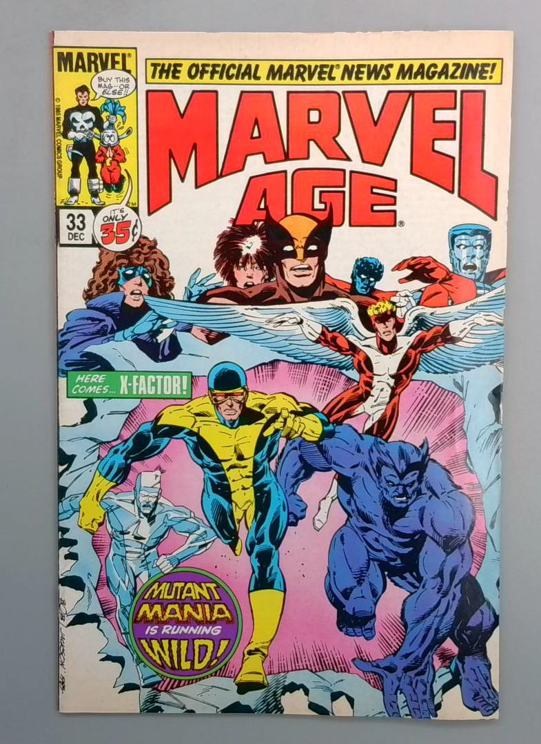 MARVEL AGE #33 Marvel 1985
