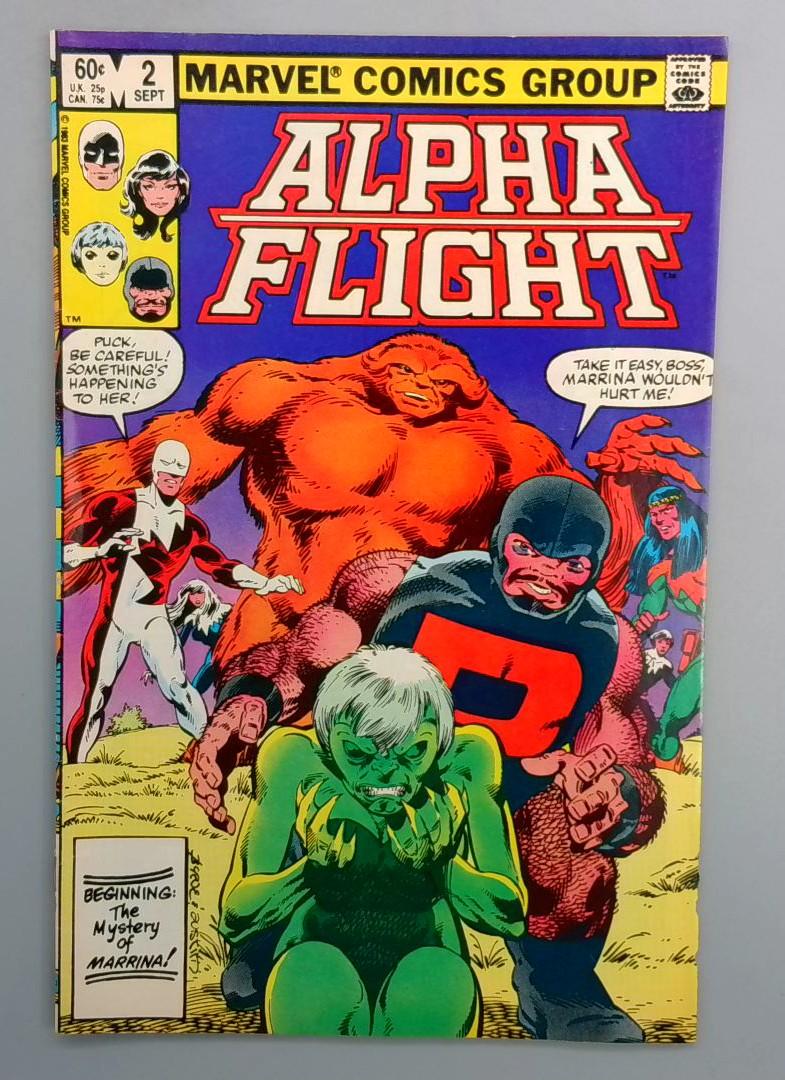 ALPHA FLIGHT #2 1st Appearance of Master of the World Marvel 1983
